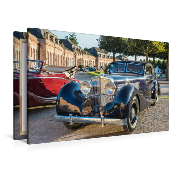 Premium Textil-Leinwand Maybach DS 8 Zeppelin V12 (Deutschland, 1938)