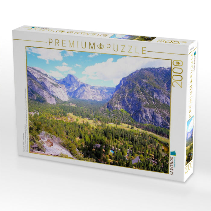 Yosemite Valley - Kalifornien - CALVENDO Foto-Puzzle'