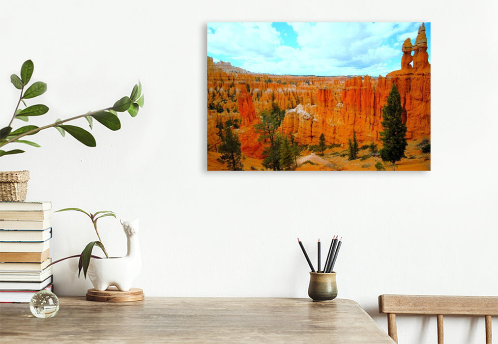 Premium Textil-Leinwand Bryce Canyon - Utah