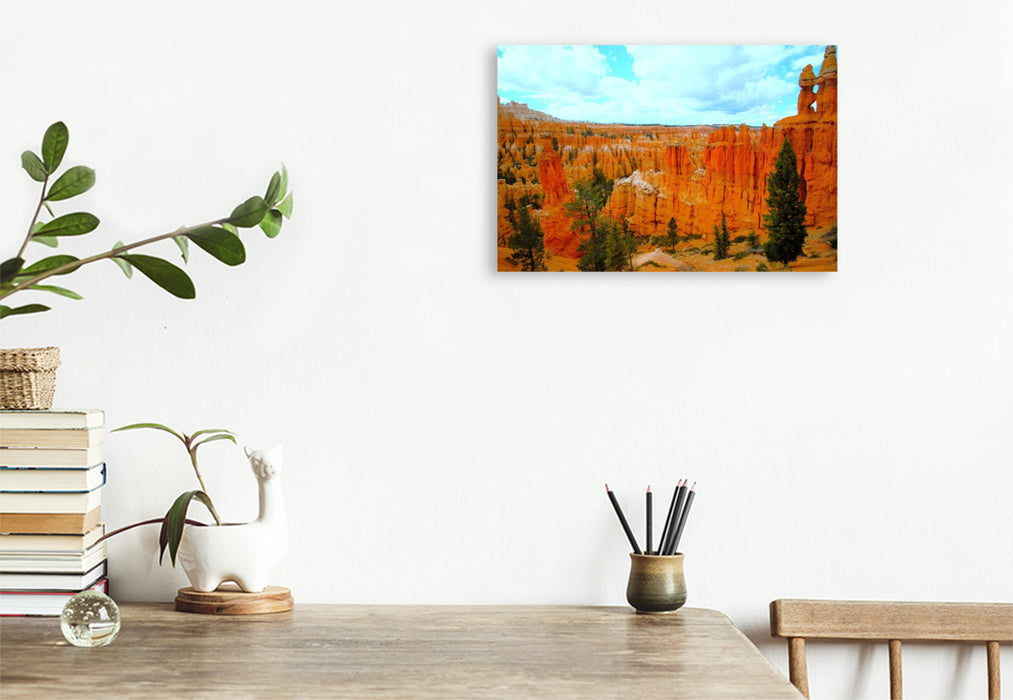 Premium Textil-Leinwand Bryce Canyon - Utah