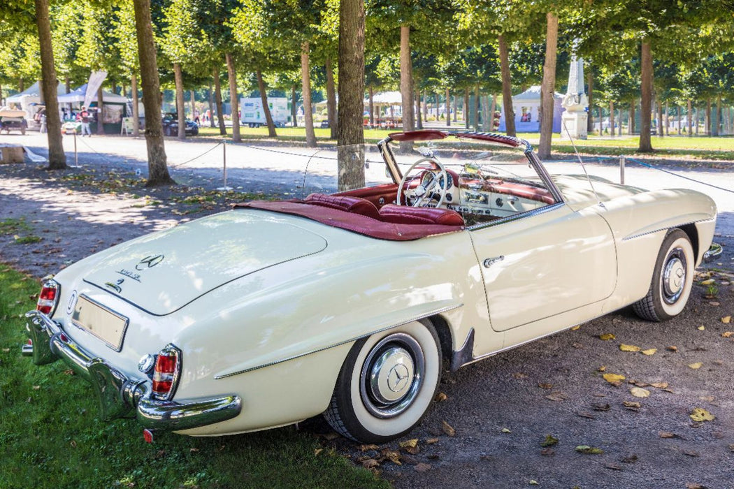 Premium Textil-Leinwand Mercedes-Benz 190 SL (Deutschland, 1955)