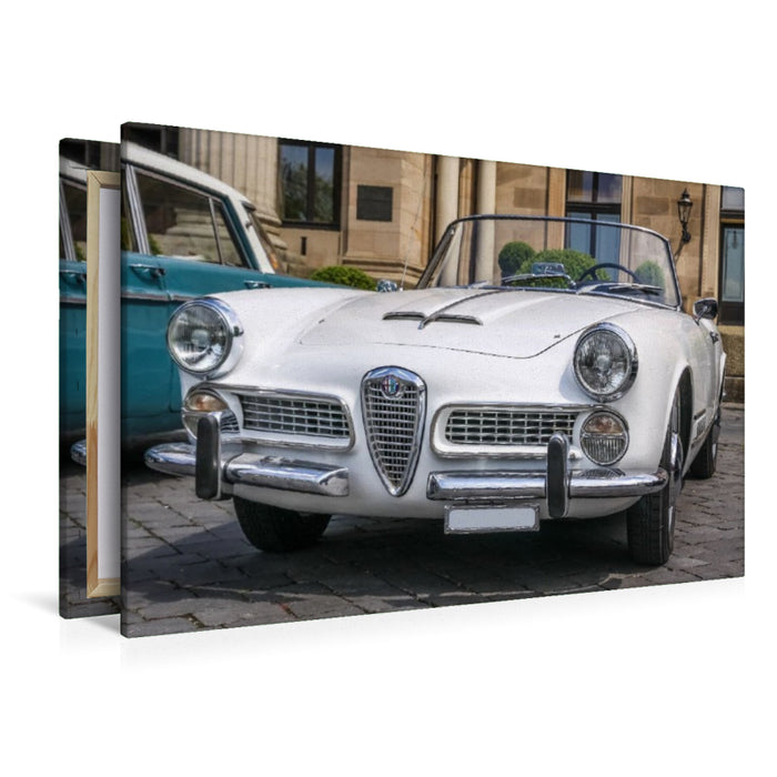 Premium Textil-Leinwand Alfa Romeo Giulietta (Italien, 1962-65)