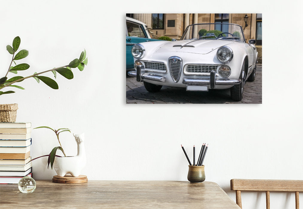 Premium Textil-Leinwand Alfa Romeo Giulietta (Italien, 1962-65)