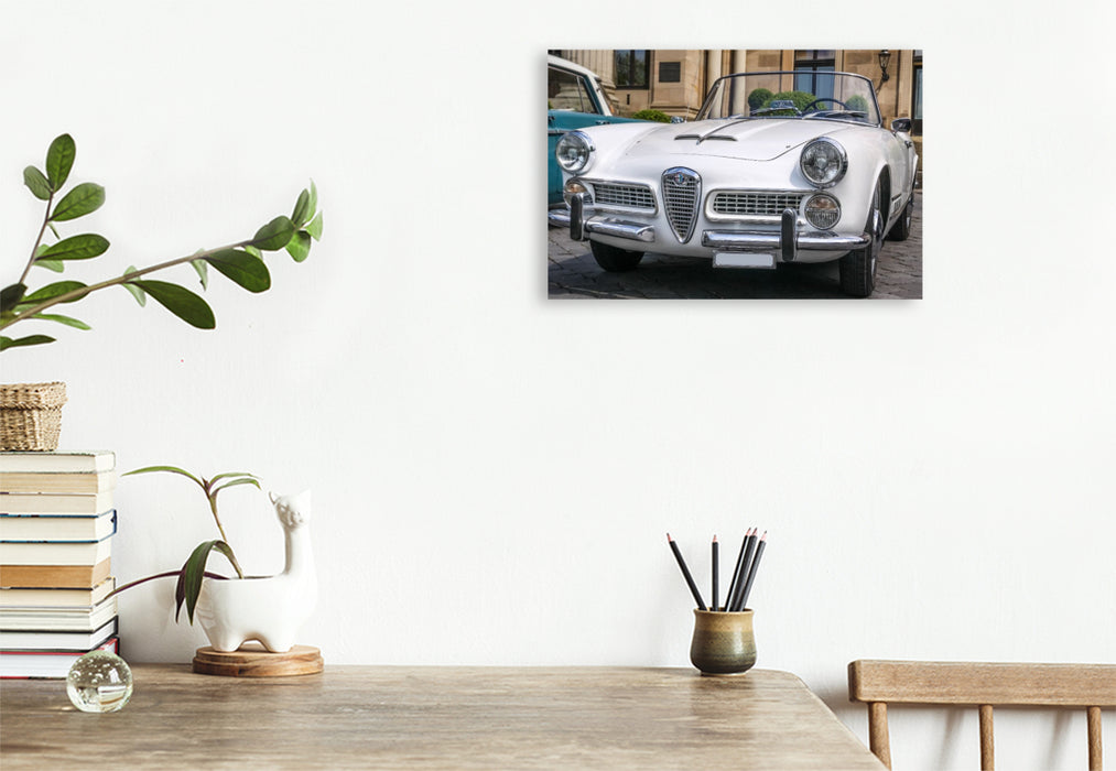 Premium Textil-Leinwand Alfa Romeo Giulietta (Italien, 1962-65)