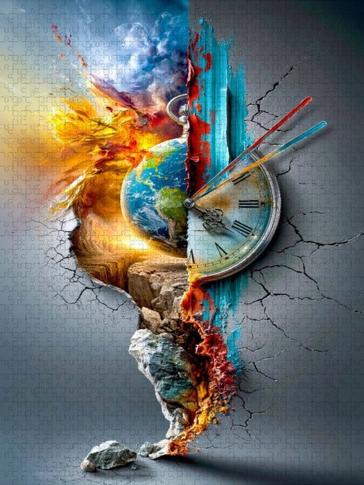Verändert die Zeit das Universum? - CALVENDO Foto-Puzzle'