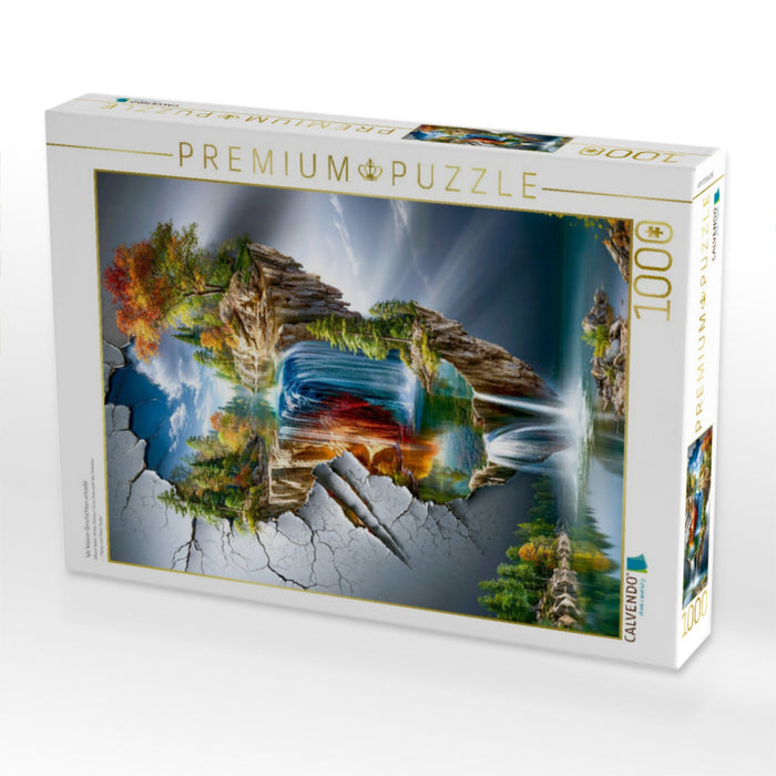 Wo Wasser Geschichten schreibt - CALVENDO Foto-Puzzle'