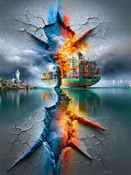 Horizonte der Schifffahrt - CALVENDO Foto-Puzzle'