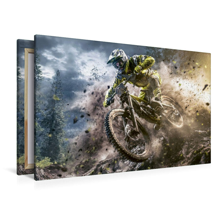 Premium Textil-Leinwand Shredden - das ist Leidenschaft