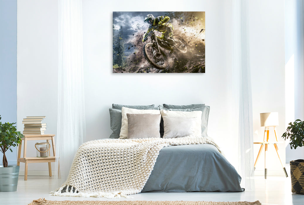 Premium Textil-Leinwand Shredden - das ist Leidenschaft