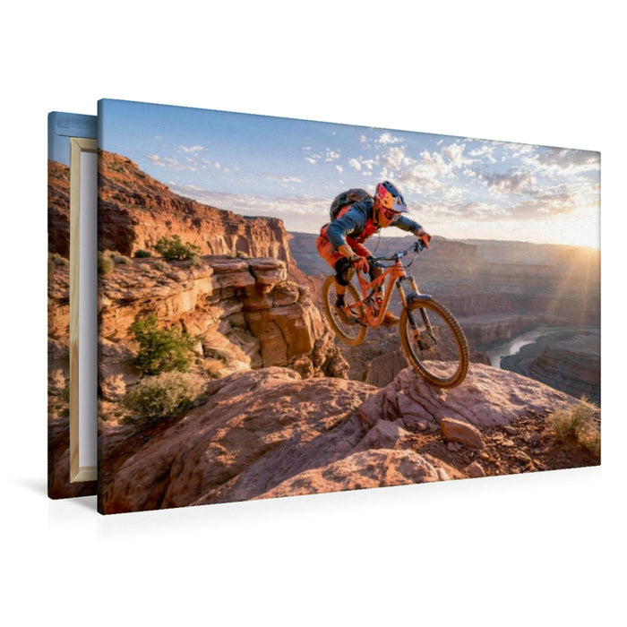Premium Textil-Leinwand Berge, die den Puls hochjagen