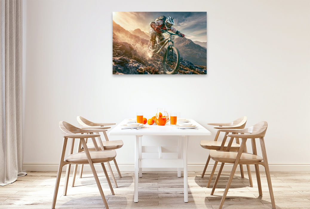 Premium Textil-Leinwand Grenzenloser Ride