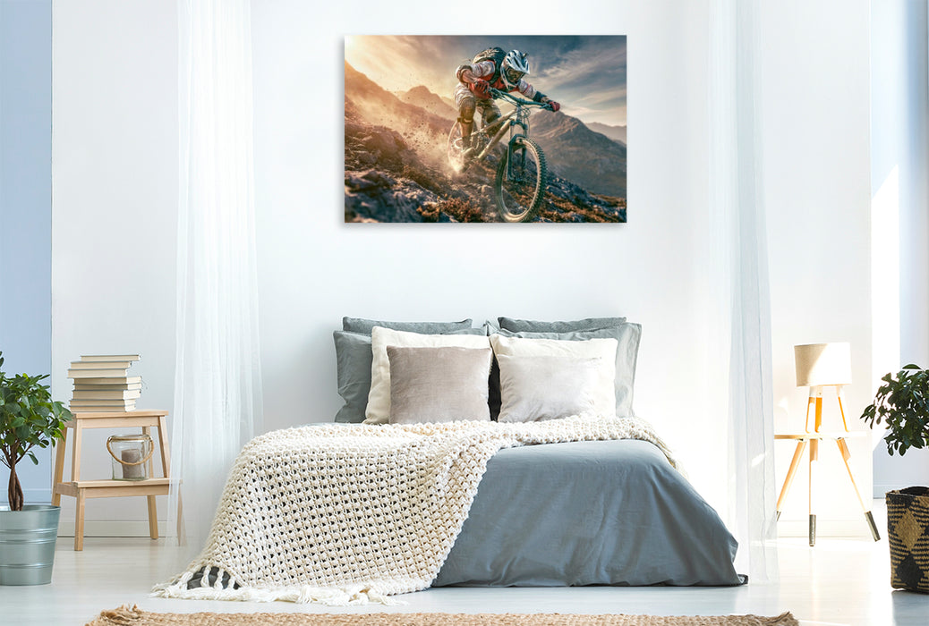 Premium Textil-Leinwand Grenzenloser Ride