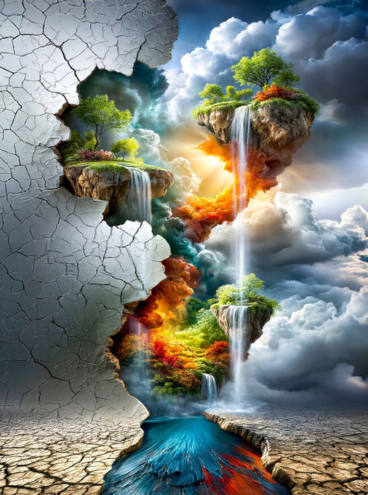 Ein Spalt voller Wunder - CALVENDO Foto-Puzzle'