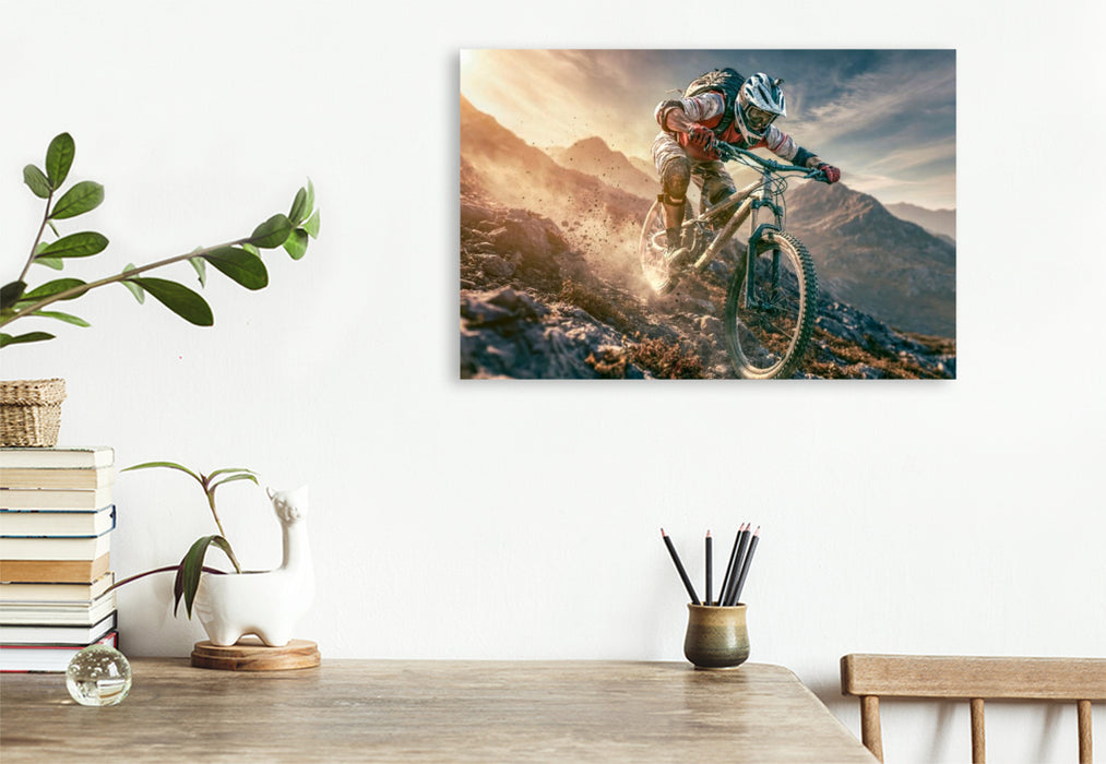 Premium Textil-Leinwand Grenzenloser Ride