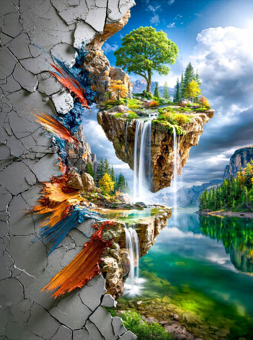 Zwischen Fels und Fantasie - CALVENDO Foto-Puzzle'