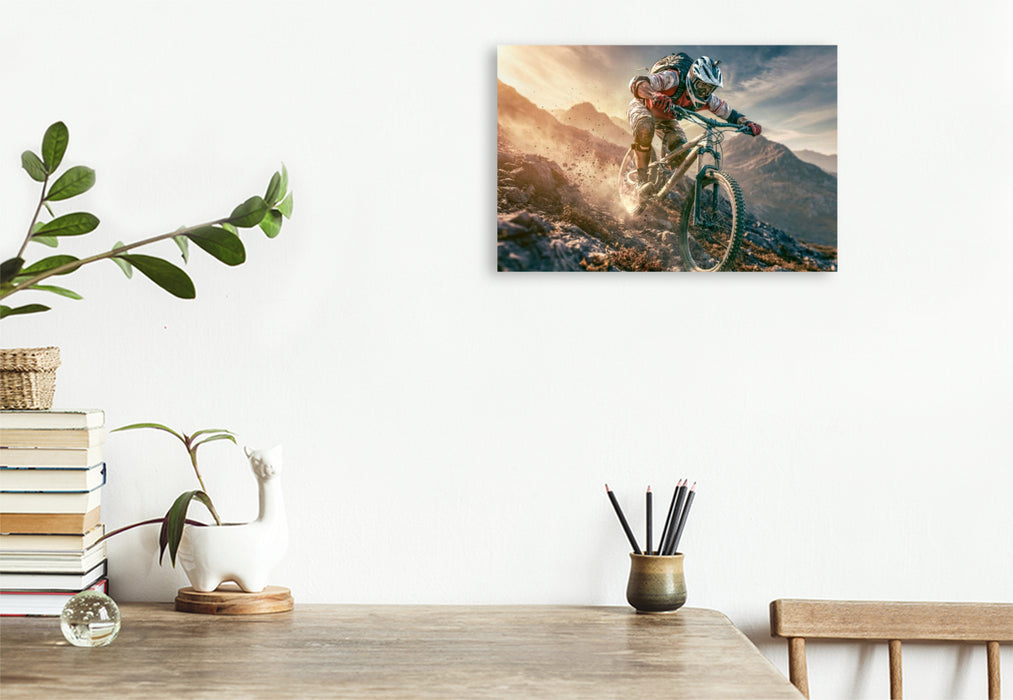 Premium Textil-Leinwand Grenzenloser Ride
