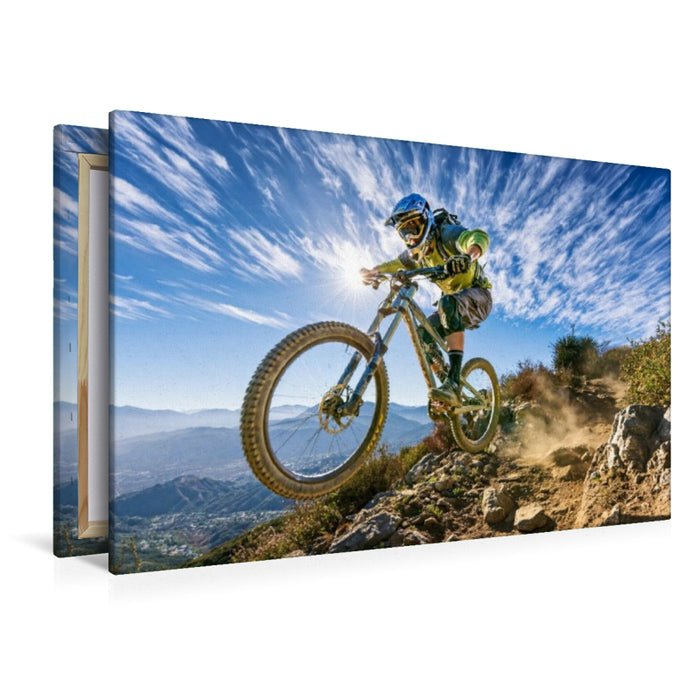 Premium Textil-Leinwand Mit Adrenalin in Höchstform