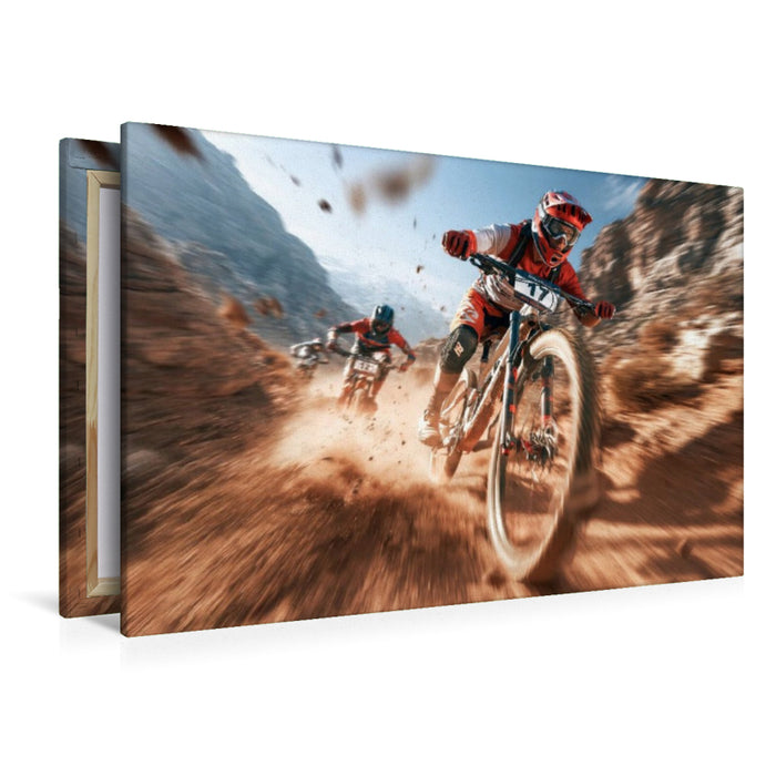 Premium Textil-Leinwand Speed im Sonnenlicht
