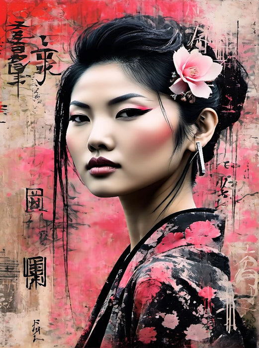 Toshifumi - Schöner Lotus des Glücks - CALVENDO Foto-Puzzle'