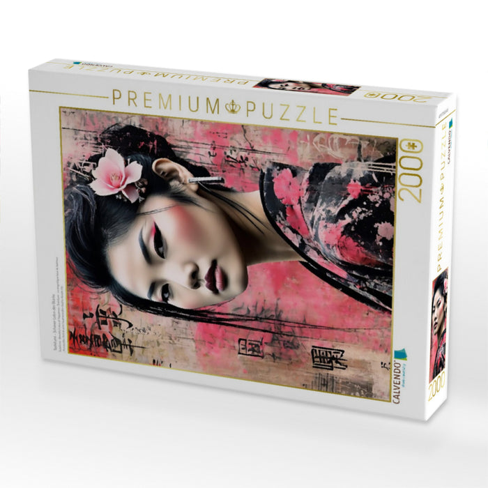 Toshifumi - Schöner Lotus des Glücks - CALVENDO Foto-Puzzle'