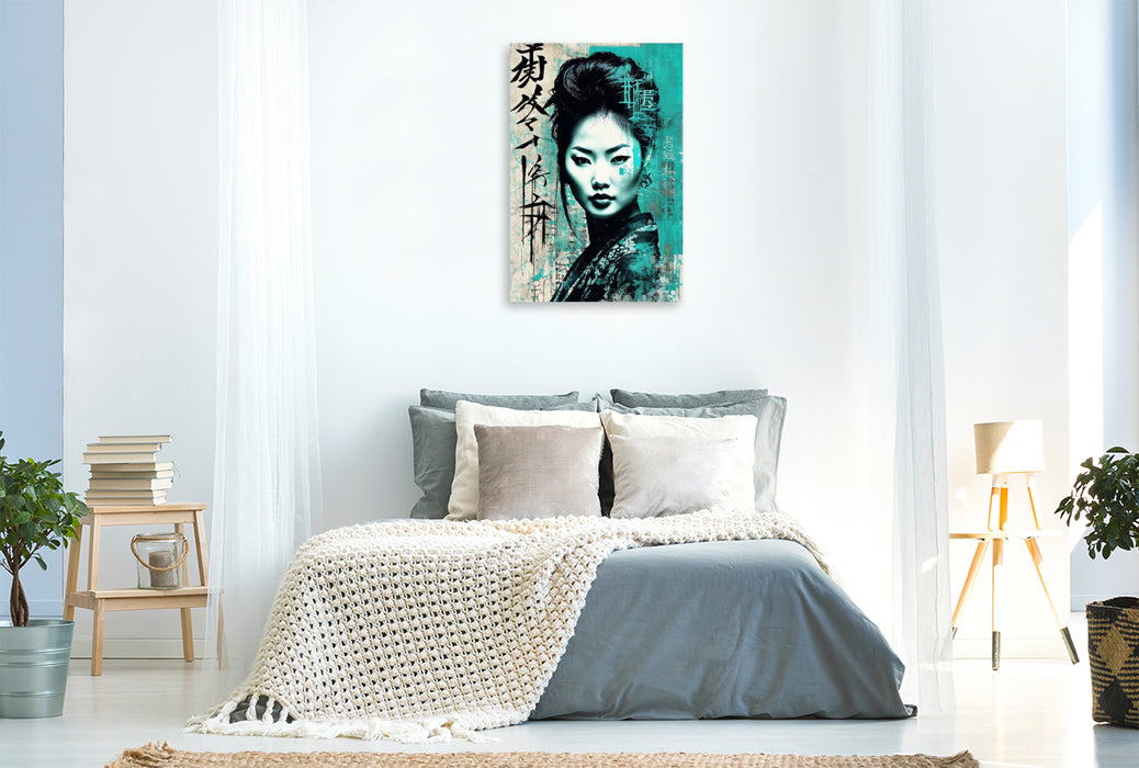 Premium Textil-Leinwand Miharu - Klarheit