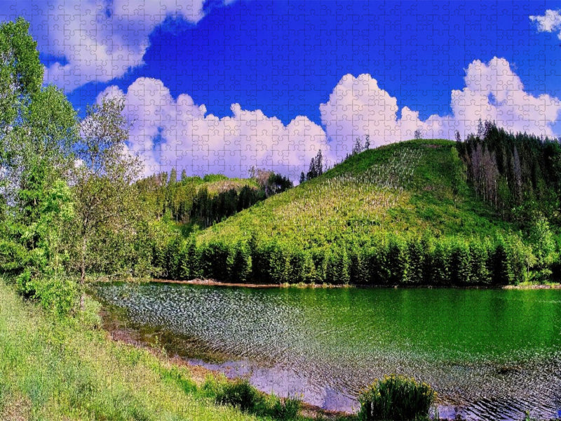 Offene Flächen, klare Sicht, neue Kraft. - CALVENDO Foto-Puzzle'