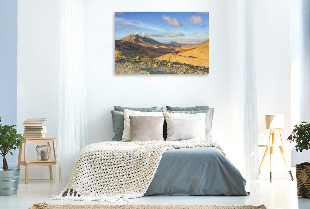 Premium Textil-Leinwand Mirador Astronómico de Sicasumbre auf Fuerteventura