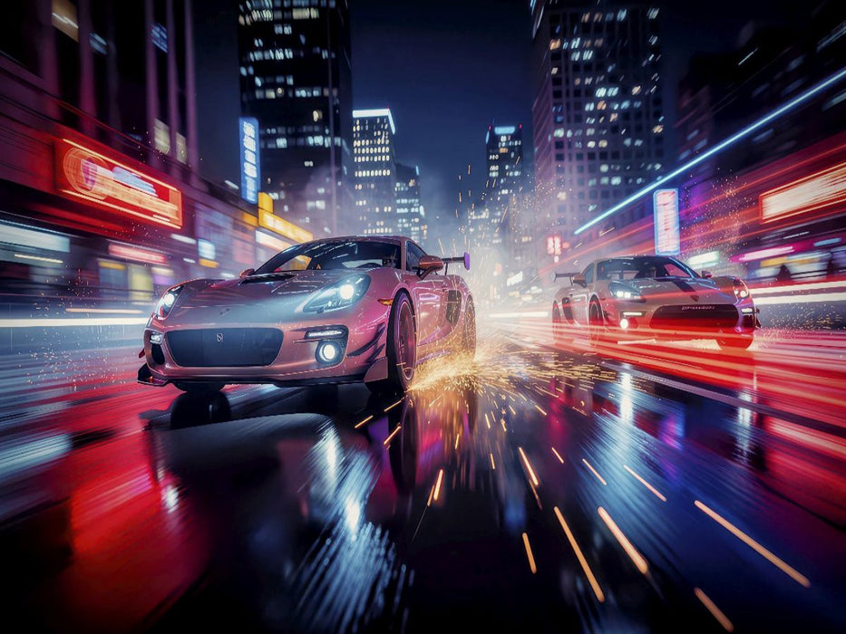 Asphalt-Attacke, wenn der Boden zu beben beginnt. - CALVENDO Foto-Puzzle'