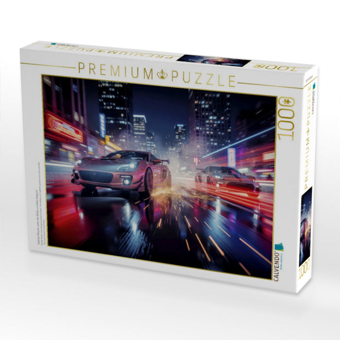 Asphalt-Attacke, wenn der Boden zu beben beginnt. - CALVENDO Foto-Puzzle'