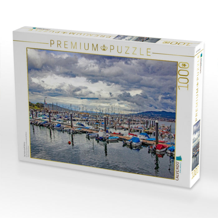 Die Hafenstadt Baiona - CALVENDO Foto-Puzzle'