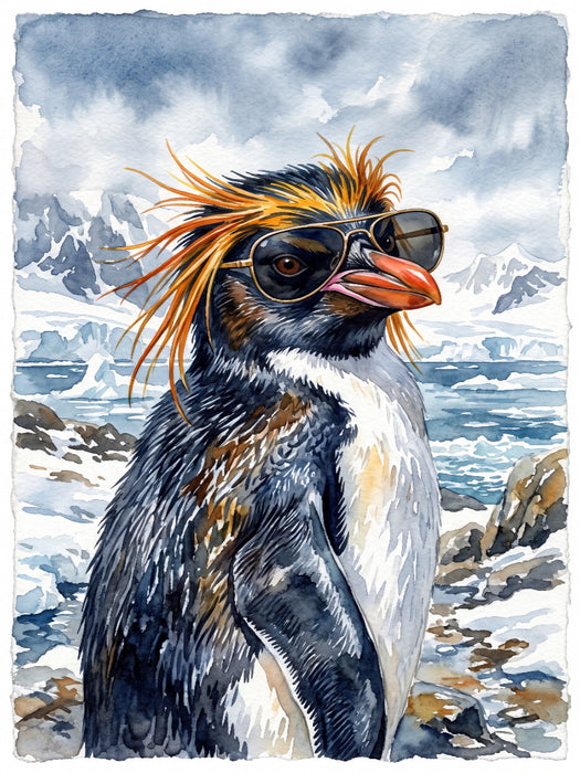 Der Coole Pinguin - CALVENDO Foto-Puzzle'