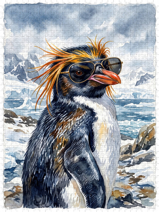 Der Coole Pinguin - CALVENDO Foto-Puzzle'