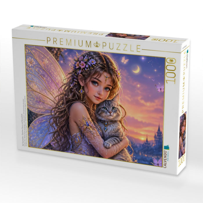 Die Träumerfee - Zwischen Traum und Sternenlicht - CALVENDO Foto-Puzzle'