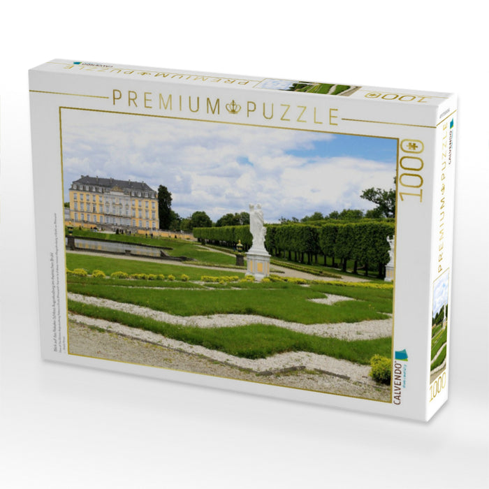 Blick auf das Rokoko-Schloss Augustusburg im rheinischen Brühl - CALVENDO Foto-Puzzle'
