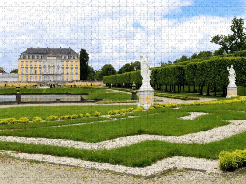 Blick auf das Rokoko-Schloss Augustusburg im rheinischen Brühl - CALVENDO Foto-Puzzle'