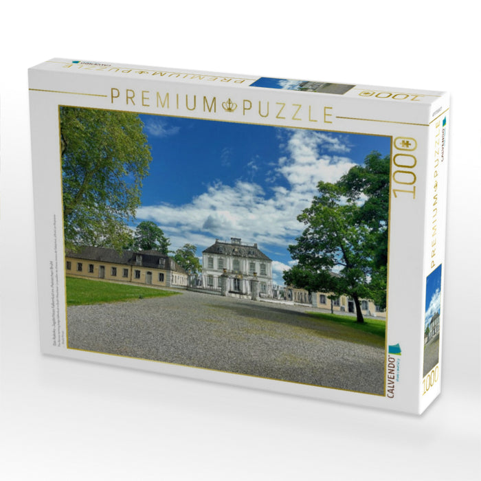 Das Rokoko-Jagdschloss Falkenlust im rheinischen Brühl - CALVENDO Foto-Puzzle'