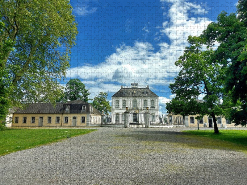 Das Rokoko-Jagdschloss Falkenlust im rheinischen Brühl - CALVENDO Foto-Puzzle'