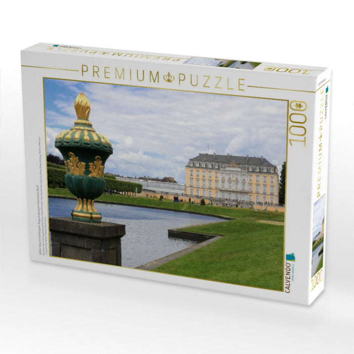 Dekor-Vase im Schlosspark Augustusburg im rheinischen Brühl - CALVENDO Foto-Puzzle'