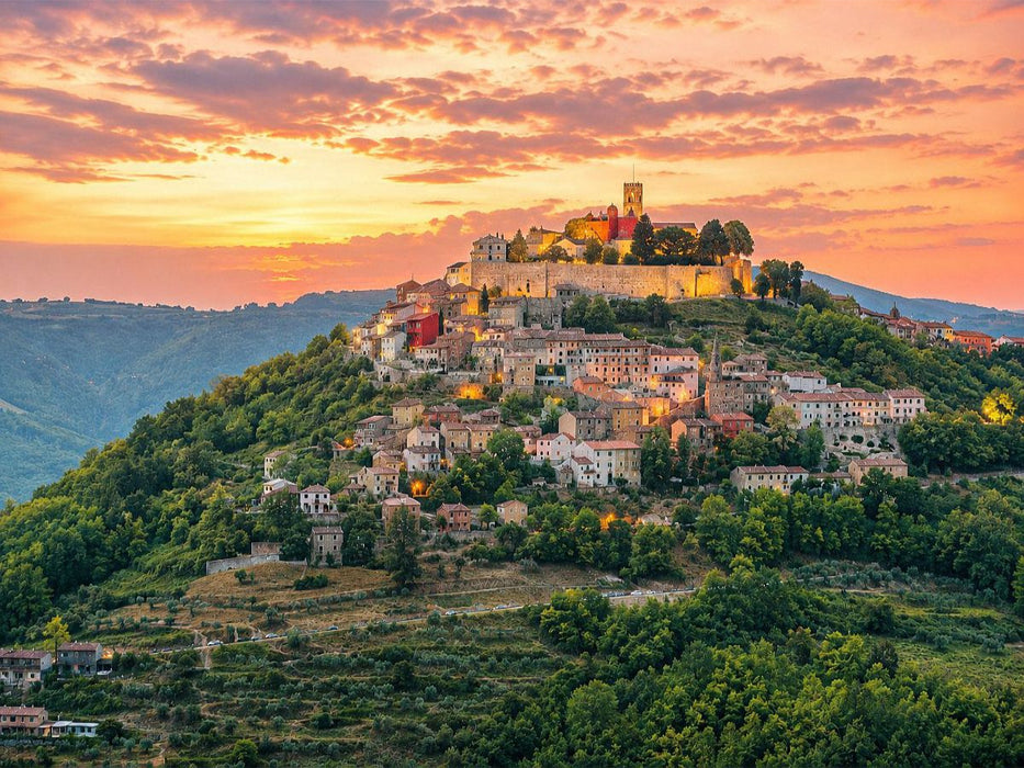 Motovun, die Trüffelstadt - CALVENDO Foto-Puzzle'