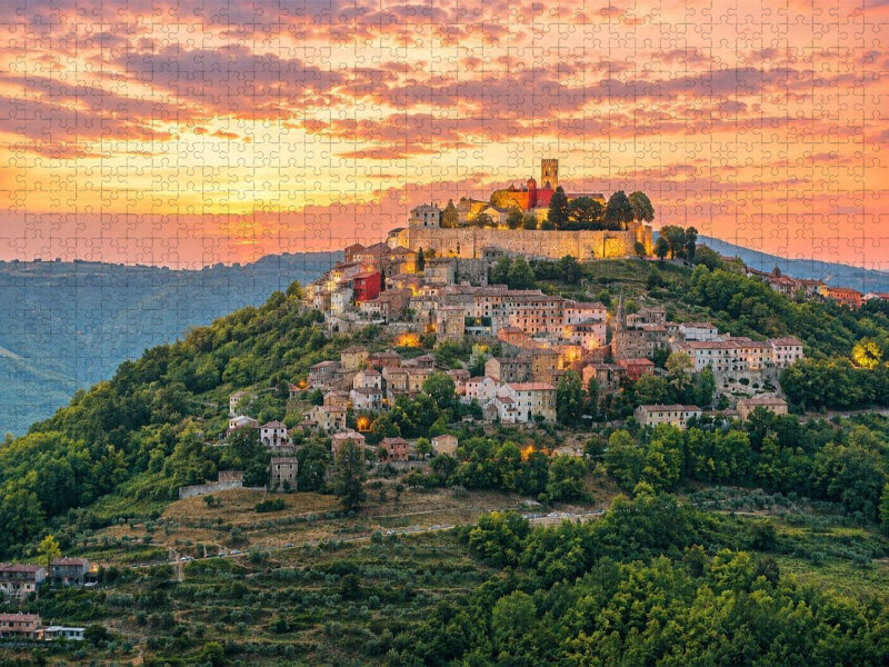 Motovun, die Trüffelstadt - CALVENDO Foto-Puzzle'