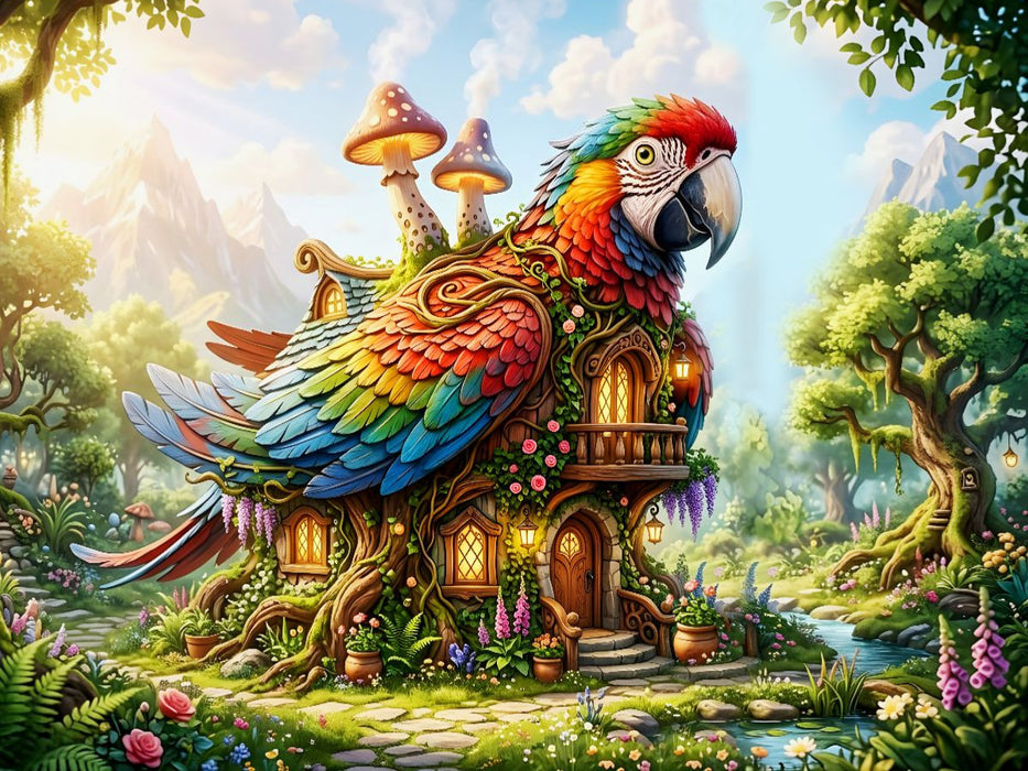 Die plappernde Villa - CALVENDO Foto-Puzzle'