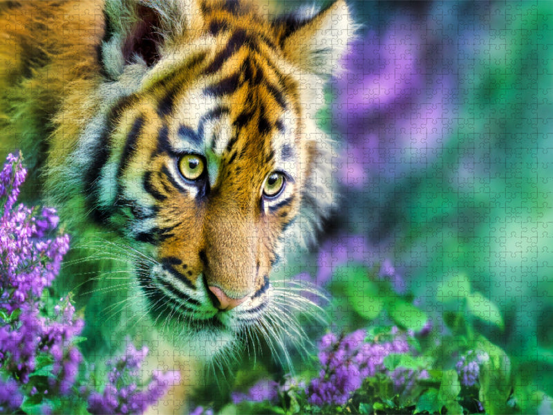 Ein Motiv aus dem Kalender Wild.Edel.Stark. - Im Bann der Tiger - CALVENDO Foto-Puzzle'