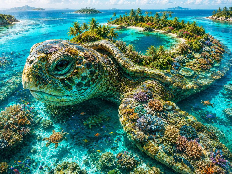 Der Hüter der Korallenriffe - CALVENDO Foto-Puzzle'