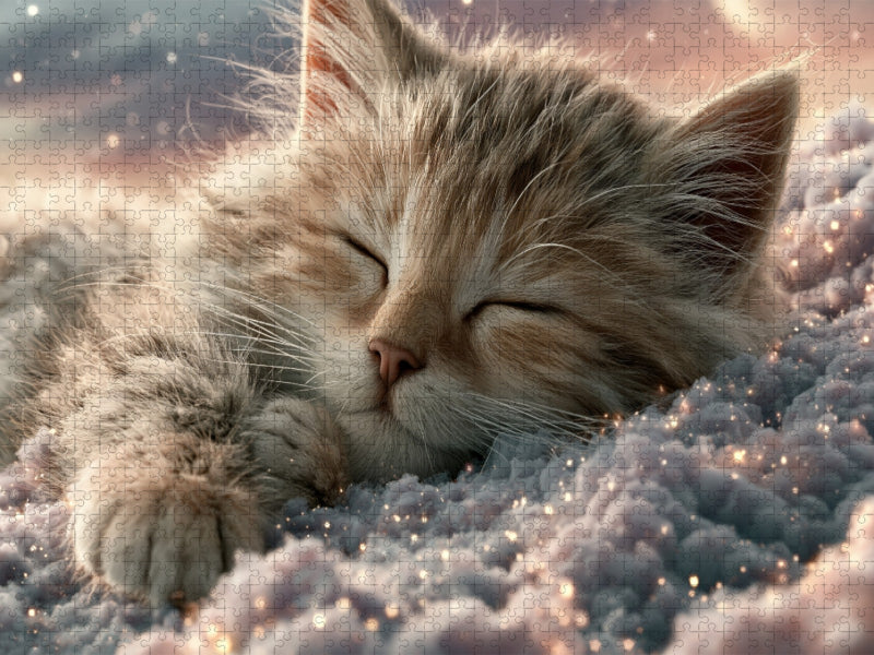 Liebe auf Samtpfoten - CALVENDO Foto-Puzzle'