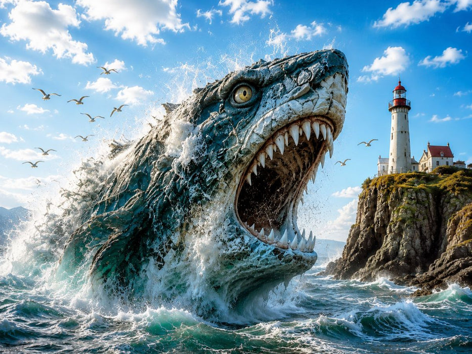 Der Ozean erwacht - CALVENDO Foto-Puzzle'