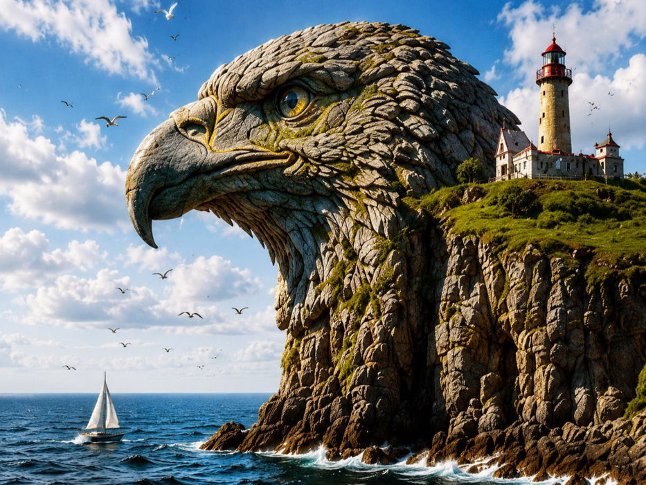 Das Auge des Adlers - CALVENDO Foto-Puzzle'