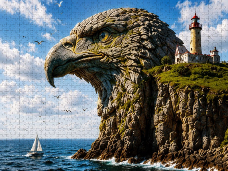 Das Auge des Adlers - CALVENDO Foto-Puzzle'