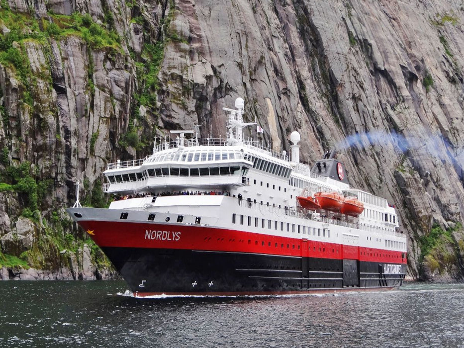 die "Nordlys" - Hurtigruten - CALVENDO Foto-Puzzle'