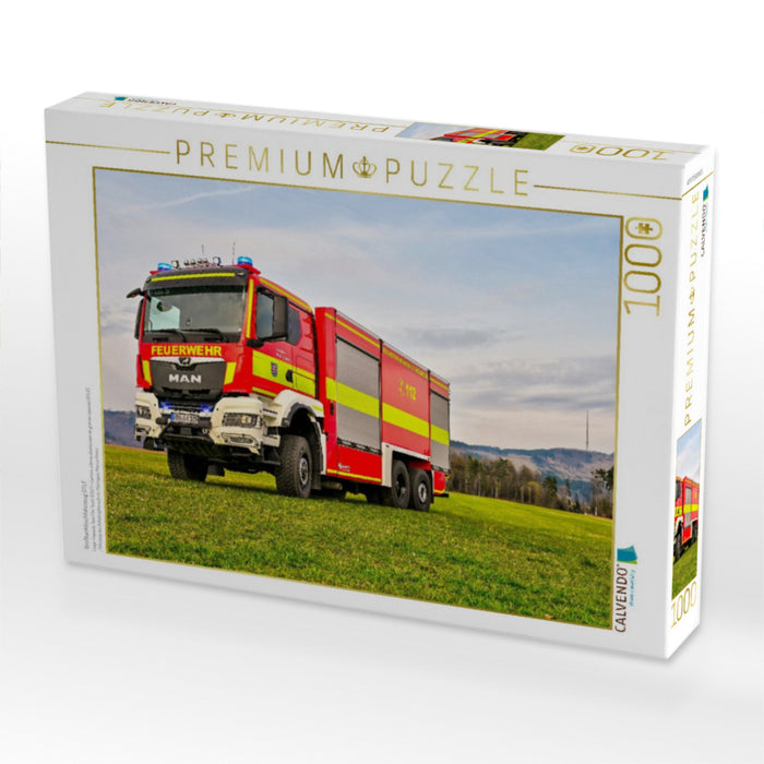 Großtanklöschfahrzeug GTLF - CALVENDO Foto-Puzzle'
