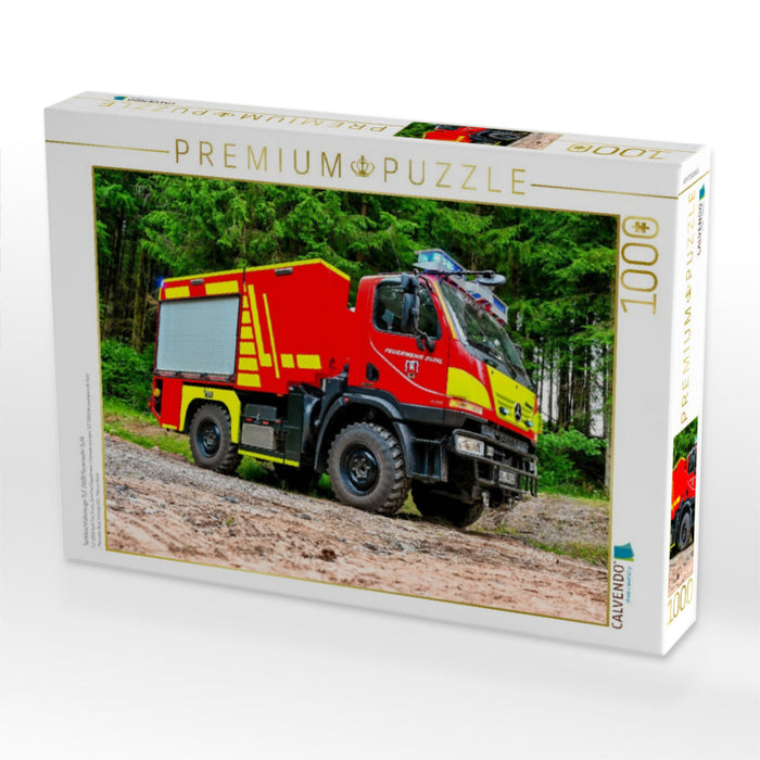 Tanklöschfahrzeuge TLF 2000 Feuerwehr Suhl - CALVENDO Foto-Puzzle'